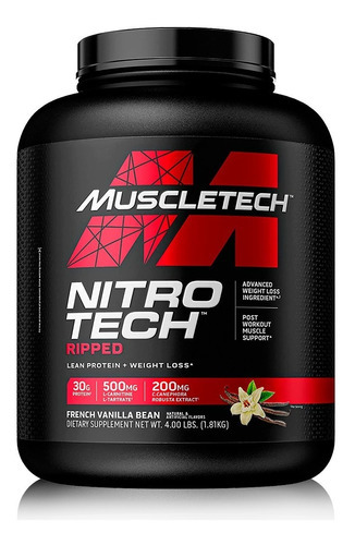 Nitro Tech Ripped 4lb Sabor French Vanilla