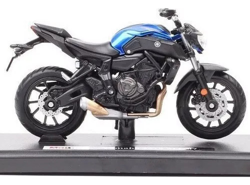 Xx Maisto Yamaha 2018 Mt-07 1/18 Modelo Fundido A Troquel