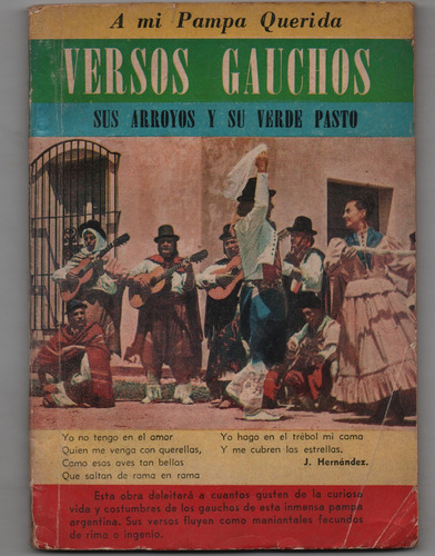 Versos Gauchos - Sus Arroyos Y Su Verde Pasto -  Ñ932