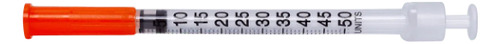 Seringa Insulina 0,5ml 8mm 30g Uniqmed Caixa 100 Und