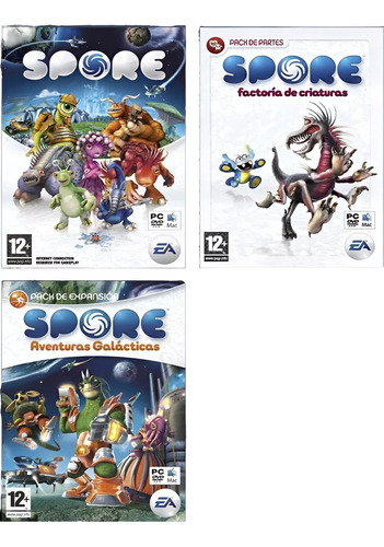 Spore + Aventuras Galácticas + Factoría De Criaturas