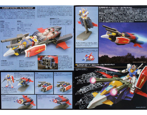 Gundam Hg #050 Rx-78 2 G-fighter G-armor Model Kit