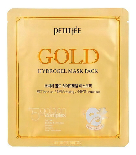 Petitfee - Mascarilla Facial Gold Hydrogel Tipo de piel Todo tipo de piel