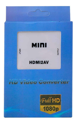 Adaptador Hdmi Hembra A Av 3 Rca Hembra Hdmi2av American Net