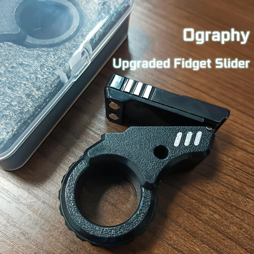 New Fidget Gun Toy, Slider For Estrés, Anillo Texturizado