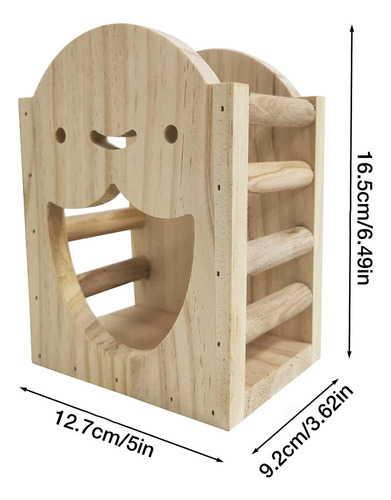 Alimentador De Heno De Madera Diseño De Escalera Estante De
