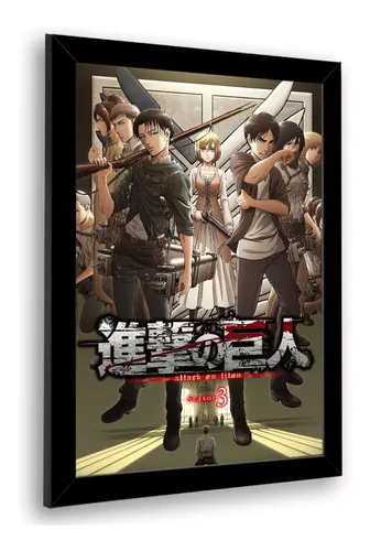 Quadro Shingeki no kyojin Temporada 1