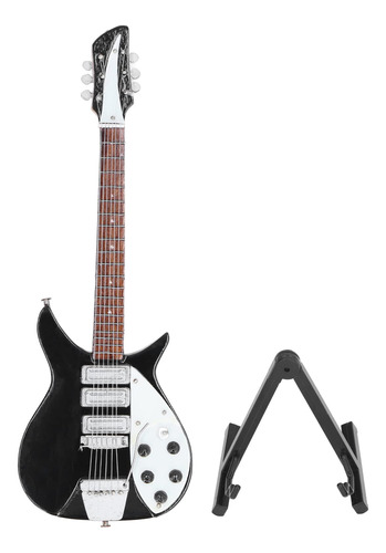 Agatige Modelo Mini Guitarra Escala 1:6 7.1 in 7.1  Longitud