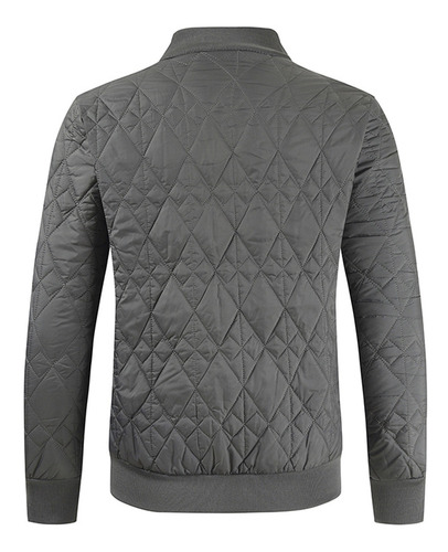 Chamarra Hombre Slim-fit Chamarra De Algodón Cálido Cuello R
