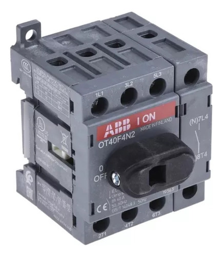 Seccionador Rotativo Bajo Carga Sin Portafusible 4x40a Abb