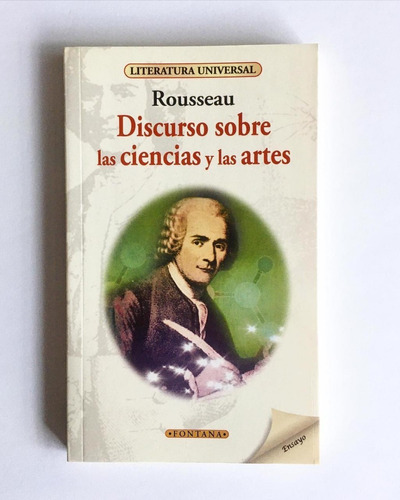 Libro Discurso Sobre Las Ciencias Y Las Artes Jean-Jacques Rousseau