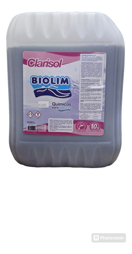 Clarificador Clarisol Para Alberca Biolim 50 Litros / Lts Verde Oscuro
