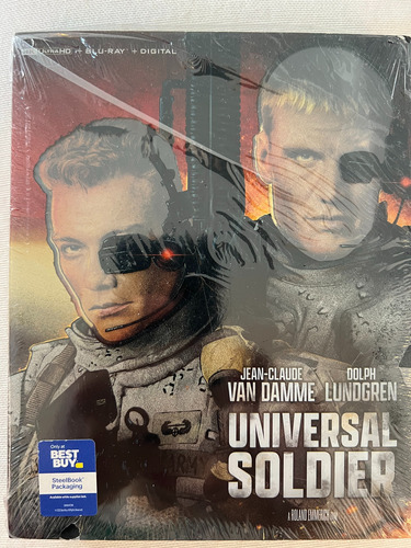 4k Ultra Hd + Blu-ray Universal Soldier / Steelbook Abollado