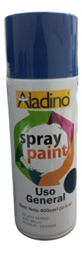 Spray Aeresol Esmalte Negro Mate 400 Cm³ Int-ext Aladino