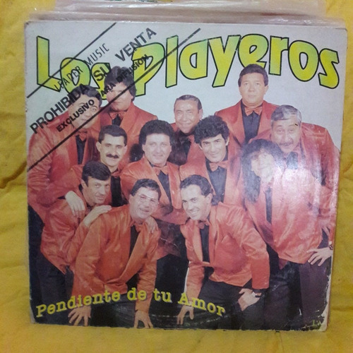 Vinilo Los Playeros Pendiente De Tu Amor Rrr C2