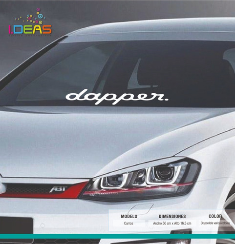 Sticker Dapper Tunning Para Auto 50x16cm