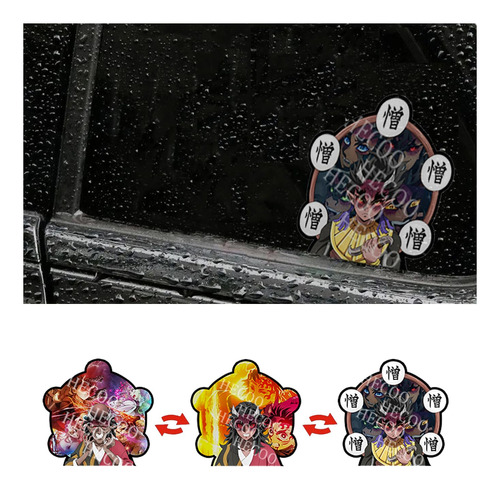 Hecoo 3d Anime Dinámico Impermeable Coche Stickers Z9zxh