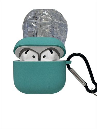 Funda De Silicona Para Airpods 4 Turquesa