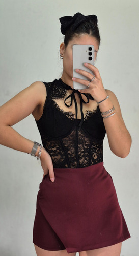 Top Encaje Corset
