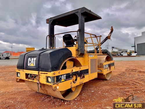 Imagen 5 de 11 de Rodillo Vibratorio Doble Caterpillar Cb-534c Año 1999