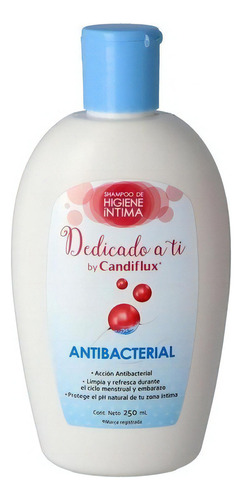 Candiflux Shampoo De Higiene Íntima Antibacterial Con 250 Ml