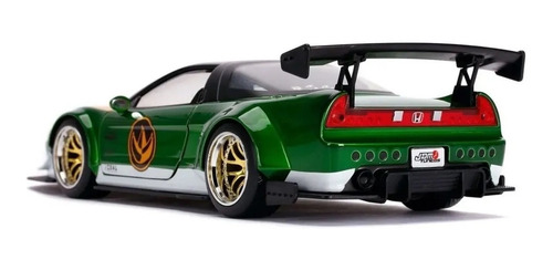 Honda Nsx Type R 2002 Power Rangers Verde Jada 1:24