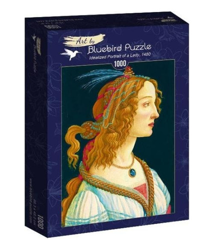 Bluebird Puzzle 1000 Pzs - Botticelli - Portrait Of Lady