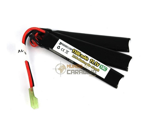 Bateria Parabellum Lipo 3s (11.1v) 1100mah.