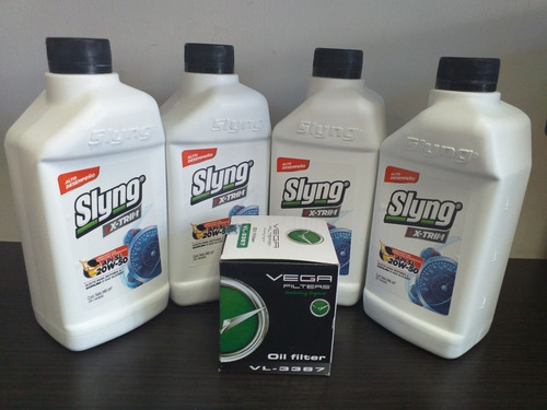 Aceite Mineral Slyng Combo 4 Litros + Filtro 20w50 O 15w40 