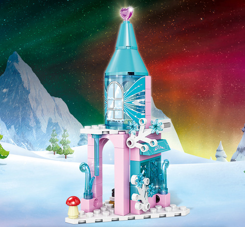 Blocos De Construção Castelo De Gelo Mágico