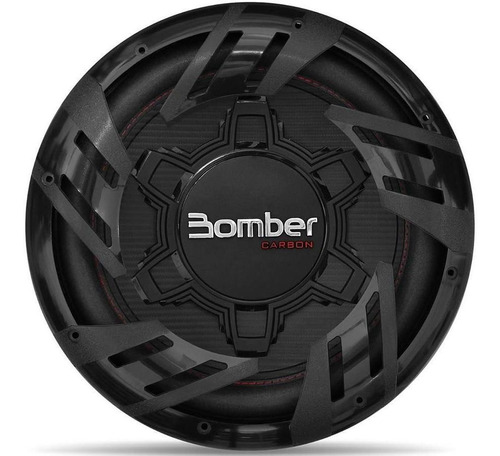 Subwoofer Bomber Carbon 12'' 250w 4 Ohms Bobina Simple