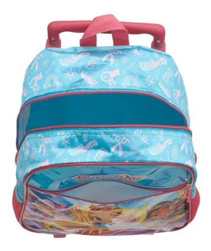 Mochila Grande Com Rodinha Escolar Infantil Cor Sunny day