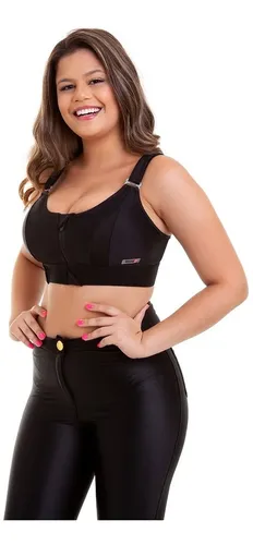 Roupa De Academia Feminina Top Fitness Sustentação Da Fitnez