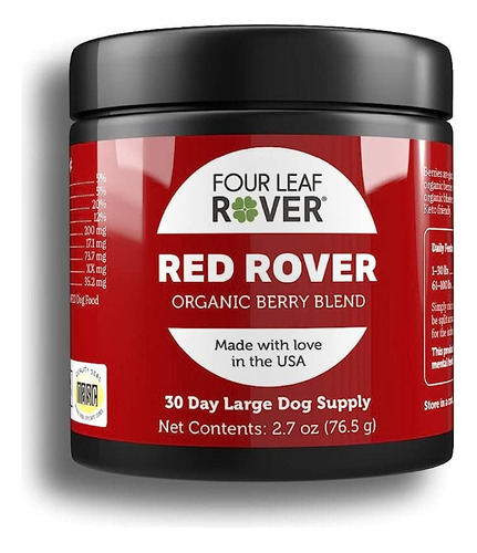 Cuatro Hojas Rover: Rojo Rover - Orgánico Mezcla Baya P682j