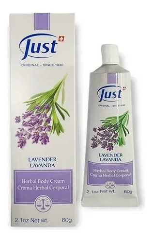 Just Crema De Lavanda 60g+muestra Gratis+envio