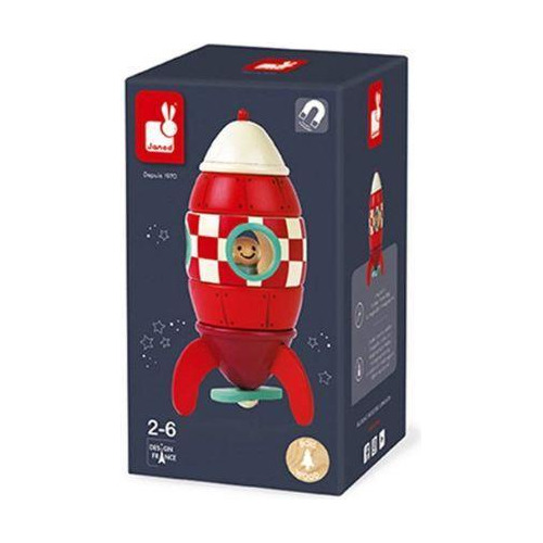 Foguete 2 Em 1 Para Montar E Desmontar Com Brinquedo Anexo