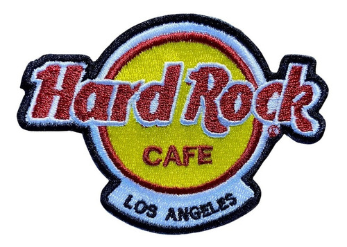 Parche Bordado - Hard Rock Cafe - Los Angeles - Usa