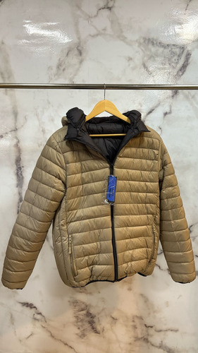 Campera Puffer Reversible Para Hombre