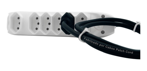 Imagem 2 de 6 de Extensão Elétrica Bivolt Profissional 7 Metros 6 Tomadas