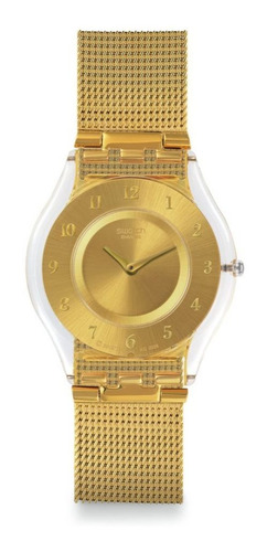 Reloj Swatch Unisex Sfk355m Amarillo Blanco Amarillo