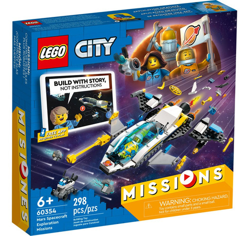 Lego City Misiones Exploración Espacial Marte 298 Piezas