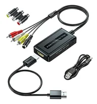 Comprar Convertidor 2 En 1 Rca-s-video A Hdmi Para Vhs-dvd-n64-ps2-w