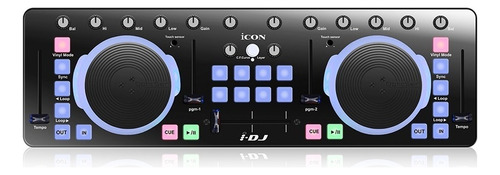 Controlador DJ Icon Pro Audio iDJ negro