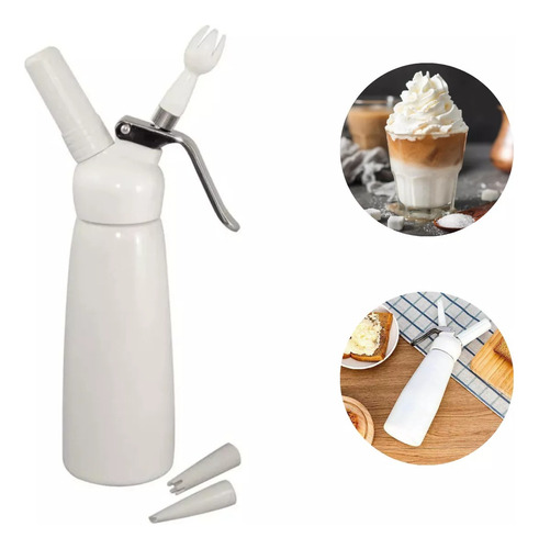 Garrafa Sifão Chantily Gp Inox 500ml Gp559 Confeitaria Bolos