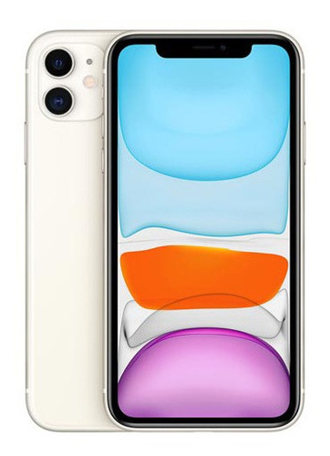 iPhone 11 Branco 6,1 , 4g, 64 Gb E Câmera 12 Mp - Mwlu2bz/a