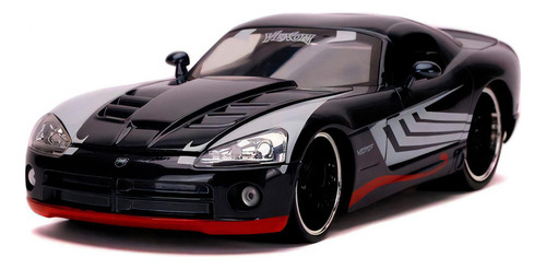 Venom Dodge Viper 2008 Marvel Jada 1:24 Spiderman Color Carbon