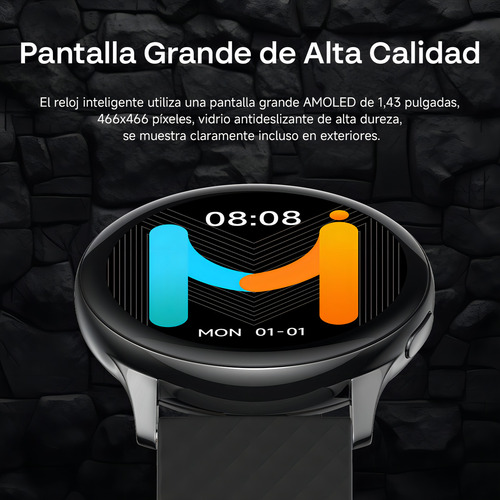Imiki Kw66 Pro Smartwatch 1.43 Amoled Llamada Bluetooth 5.3