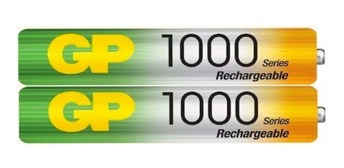 Pila O Bateria Recargable Aaa Gp 1000mah 2 Unidades Triple A