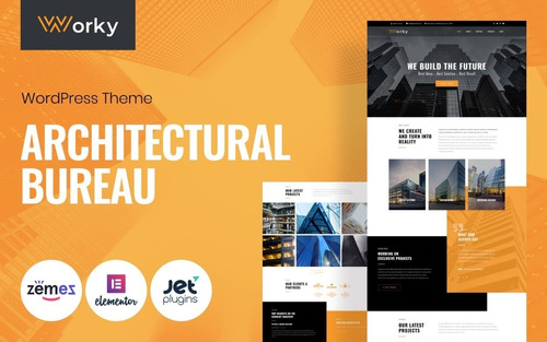 Worky - Theme Wordpress Arquitectural  Moderno Multiproposit