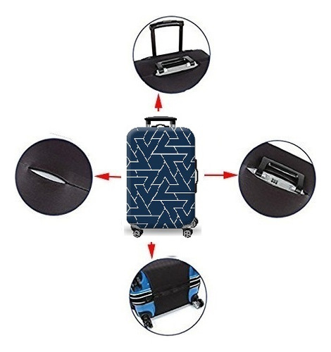 Funda P Maleta Protector Elastica Equipaje Viaje Cubierta 05 L